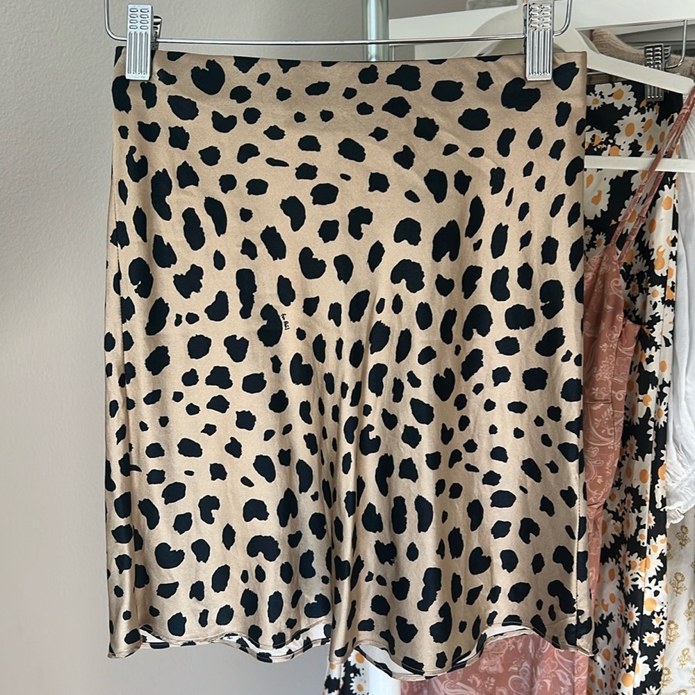 Realisation par silk mini skirt 100% silk